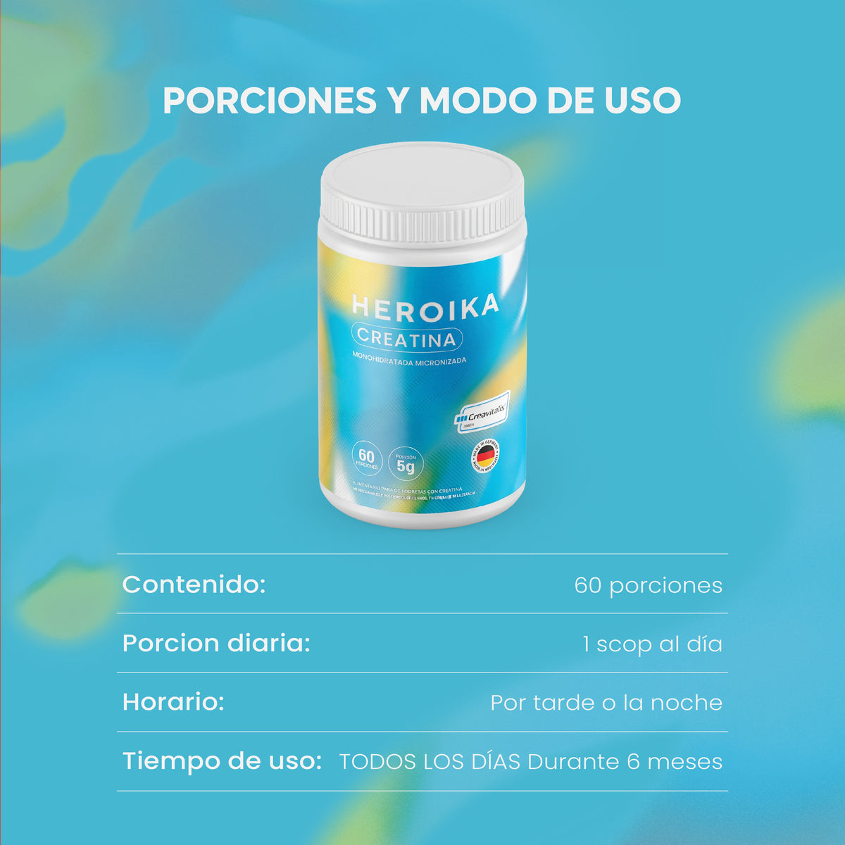 Creatina 300 Gramos Creavitalis®